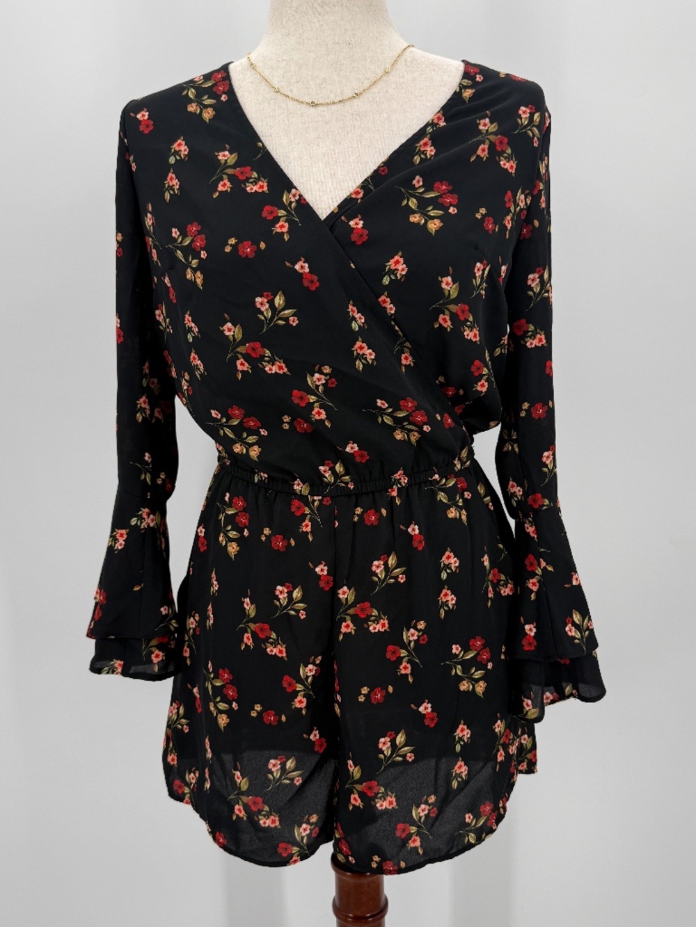 Floral Romper Whimsigoth Witchy Dark Romance 90s Boho Bohemian Goth Cottagegoth